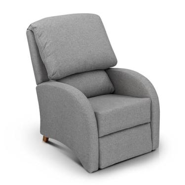 Imagem de Poltrona do Papai Herval Ricoleta, Linho Cinza, 147 cm