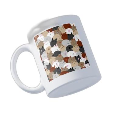 Imagem de Caneca Xícara de Café Porcelana 300ml com Desenho de Coelho