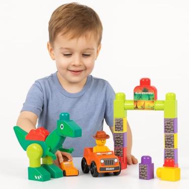 Imagem de Blocossauro Infantil – Kit de Montar Dinossauro com Blocos Educativos | Brinquedo Criativo e Didático | Coordenação Motora e Imaginação