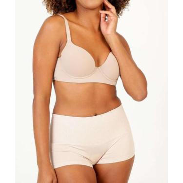 Imagem de Calcinha Modeladora Boy Short Sem Costura DelRio-52355, Bege, M