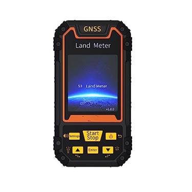 Imagem de GUAVFH Medidor de terra, equipamento portátil de rastreio GPS, com tela LCD colorida de 2,8 polegadas, recarregável de alta precisão, para floresta, fazenda, montanha, mineração, área do lago e