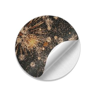 Imagem de Ladrilho Decorativo de Cerâmica Estampa Fogos de Artifício para Decoração de Festas