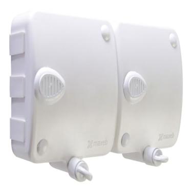 Imagem de Varal Retrátil Automático Modular, 2 Peças, 6 Metros, Sistema de Trava, Suporta 6 kg por Corda, 10x9,2 cm