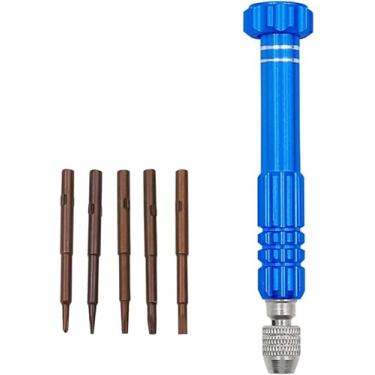 Imagem de Conjunto de chaves de fenda multifuncionais 5 em 1, pequeno bolso magnético de precisão, mini conjunto de chaves de fenda para óculos, relógio, smartphone, tablet, kit de ferramentas de reparo de