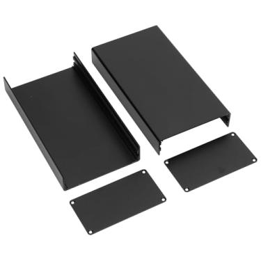 Imagem de Acouto Caixa Elétrica Versátil Em Liga de Alumínio para Amplificadores de Potência, Placas de Circuito e Equipamentos Industriais -, Montagem Fácil de Usar, Alta Blindagem