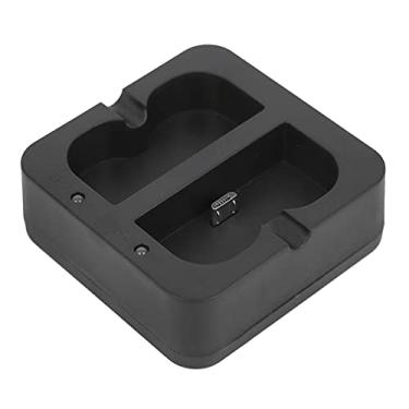 Imagem de GLOGLOW Carregador de Bateria e Controlador para Campainha de Vídeo, Porta Dupla de Plástico Com Indicador de Carga, Design Compacto, Preto, Saída de 800mA Bateria de Campainha Dupla Nan