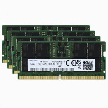 Imagem de Original de fábrica 64 GB (4 x 16 GB) compatível com MSI Raider 18 HX A14V, A14VHG, laptop para jogos A14VIG DDR5 5600MHz PC5-44800 SODIMM 1Rx8 CL46 1.1v 262 pinos Notebook memória RAM Upgrade