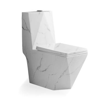 Imagem de Vaso Sanitário Monobloco Porcê Supremus Mármore (PVS53MBSFB-BR)