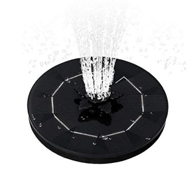 Imagem de Fontana Solar com 3 Modos de Pulverização Bico Tipo Flor Bomba Água Flutuante a Energia Sem Escovas para Decoração Piscina Lago Jardim Pátio Circulaçã