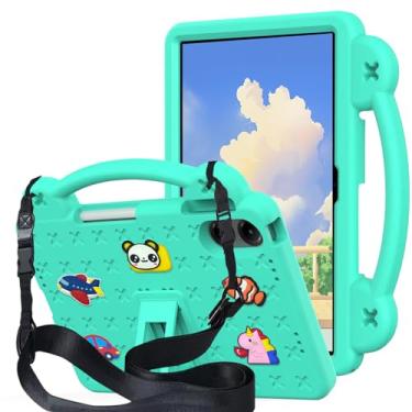 Imagem de QYiiD Capa infantil para Xiaomi Redmi Pad Pro 12,1 polegadas 2024, capa protetora de EVA infantil à prova de choque com alça de suporte, alça de ombro, suporte para Xiaomi Redmi Pad Pro 12,1 polegadas