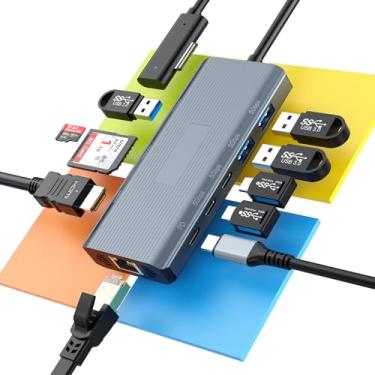 Imagem de Estação de ancoragem Microsoft Surface 11 em 1 Surface Dock 2 4K@60HZ HDMI USB C Dock de viagem para Microsoft Surface Pro 11/10/9/8/X/7/6/5/4/3, Surface Laptop 6/5/4/3/2/1, Laptop Go 3/2/1, Surface