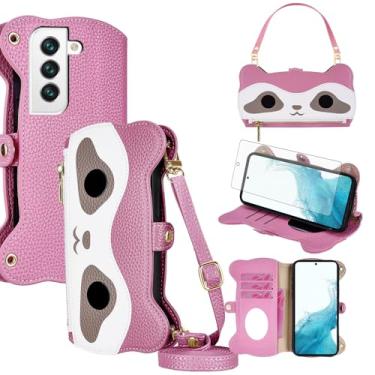 Imagem de Asuwish Capa de telefone para Samsung Galaxy S22 XHX EUA rosa