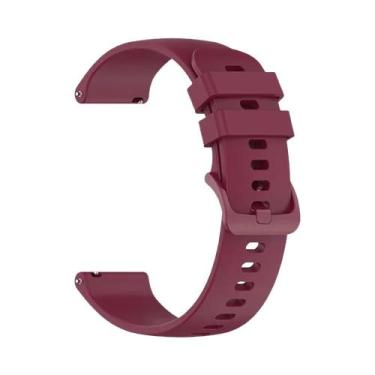 Imagem de Pulseira De Couro E Silicone De 22mm Para Amazfit BALANCE Bip GTR Stra