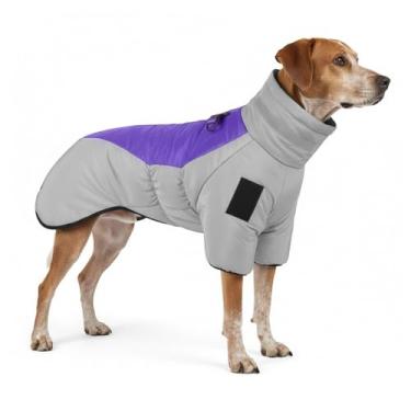 Imagem de Jaqueta de inverno para cães, impermeável com forro de lã, casaco quente ajustável para atividades ao ar livre em clima frio