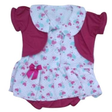 Imagem de Vestido com bolero e Calcinha Bebê Menina - Duda Baby