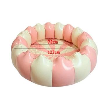 Imagem de Piscina Inflável Portátil De PVC Para Crianças, Redonda, Brinquedo Div
