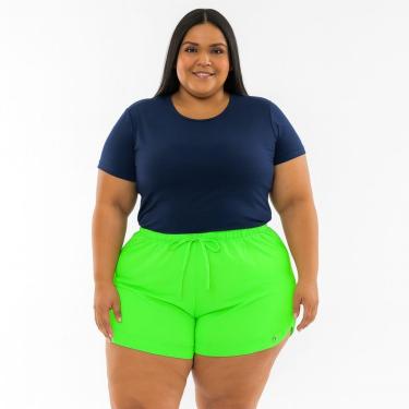Imagem de Short Tactel Feminino Plus Size-Feminino