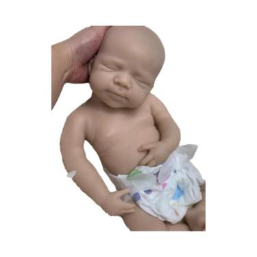 Imagem de Boneca De Silicone Realista Reborn De 18 Polegadas Com Boca Aberta Lav