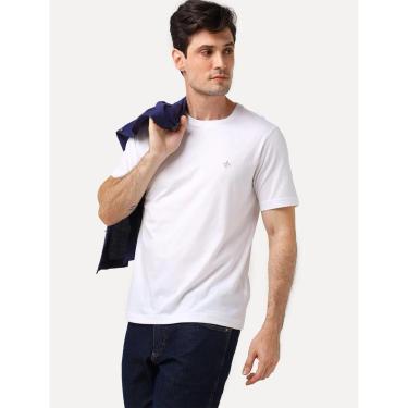 Imagem de Camiseta Dudalina Masculina Regular Essential Icon Branca-Masculino