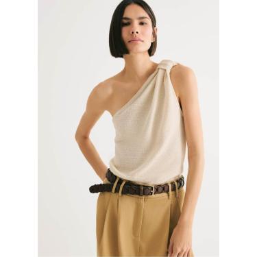 Imagem de Blusa Feminina Ombro Só Texturizada-Feminino