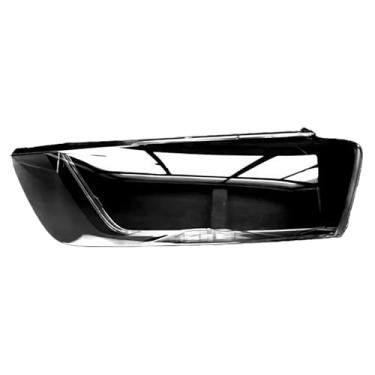 Imagem de Compatível Com Audi Q3 8u Rs Q3 Pré-facelift 2011-2014 Carro Transparente Habitação Frente Faróis Lente Escudo Capa De Vidro Abajur(1pc Left Side)