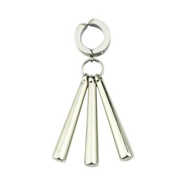 Imagem de Brincos De Anime Sauron Zoro Para Homens, Clip Falso Magnético, Sem Pe