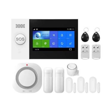 Imagem de Sistema De Alarme De Segurança Residencial Sem Fio Com Sensor De Movim