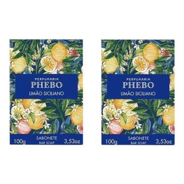Imagem de KIT 2 Sabonetes em Barra Phebo Limão Siciliano Granado 100g