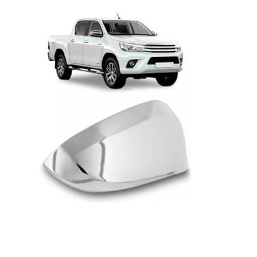 Imagem de Capa Retrovisor Hilux Pickup 2016 2017 2018 2019 2020 Cromado Direito