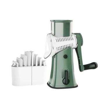 Imagem de Ralador De Queijo Rotativo 5 Em 1, Cortador Mandoline, Cortador Julien