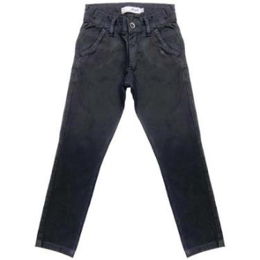 Imagem de Calça Juvenil Look Jeans Sarja - VERDE CIPO - 10-Masculino