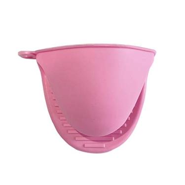 Imagem de Luvas de silicone para forno -calor e queimaduras cozinhar protetores potes cozinha grau alimentar com grip espesso