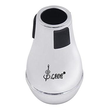 Imagem de gazechimp Mudo reto de treino durável para trombones Tenor X 0,9 cm, prata