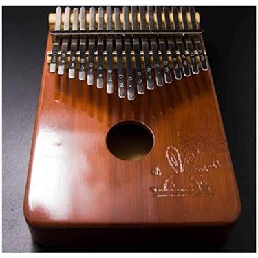 Imagem de Lss9azznmm 17 teclas Kalimba piano de polegar portátil Mbira Sanza corpo de madeira, presente para crianças adultos iniciantes profissionais (cor: 1) (4)