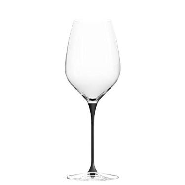 Imagem de CHEER MODA taças de vinho italiano de cristal Lava, taças de champanhe premium, globo de vinho tinto elegante, o melhor presente para qualquer ocasião (preto)