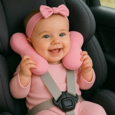 Imagem de Apoio de Pescoço para Bebê, Almofada de Viagem para Carrinho e Cadeirinha - Safari