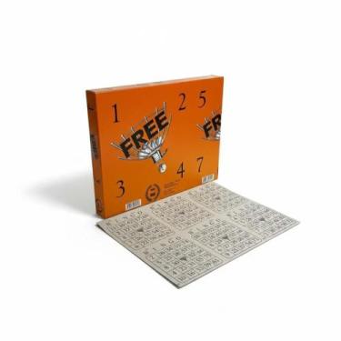 Imagem de Bloco para Bingo Bingão Jornal 6X1 com 100 Folhas Pacote com 6 Blocos 