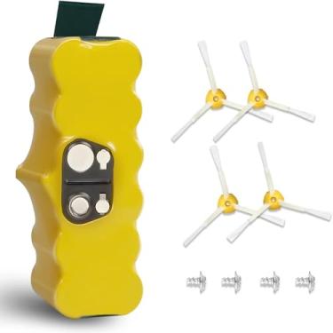 Imagem de BATTOOL Bateria Ni-Mh 5,0Ah 14,4V compatível com substituição de bateria iRobot Roomba R3 500 600 700 800 900 Series 510 530 535 540 550 552 560 570 580 595 620 650 655 6 60 675 690 760 770 780 790