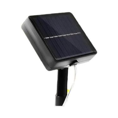 Imagem de Luzes Solares De Natal Para Exterior Com 96/162 LEDs, Cordão Decorativ