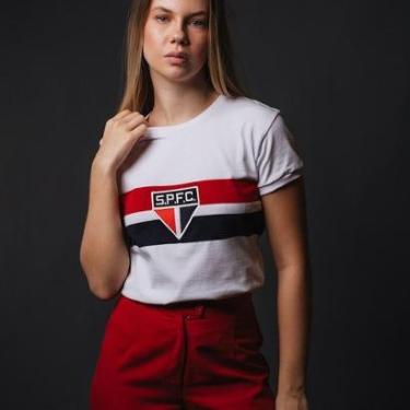 Imagem de Camisa São Paulo Retrô 1970 Feminina-Feminino