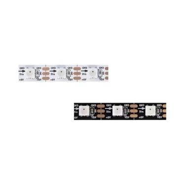 Imagem de Fita De LED RGB WS2812B Com Controle IC DC5V IP65 À Prova d'Água Pixel