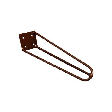 Imagem de Pé De Metal 60 Cm Hairpin Legs Mesa De Canto Aparador Bronze