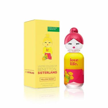 Imagem de Perfume Benetton Sisterland Yellow Peony - Eau De Toilette - Feminino - 80 Ml Volume Da Unidade 80 Ml