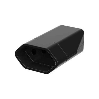 Imagem de Pino Fêmea 3p 20a Preto - Conector Elétrico De Alta Potência