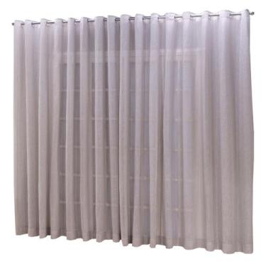 Imagem de Cortina Microfibra com linho 2,80x2,30 Para Trilho Suíço - Ludatex, Ci