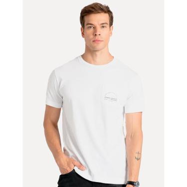 Imagem de Camiseta Tommy Hilfiger Masculina Arch Pocket Branca-Masculino
