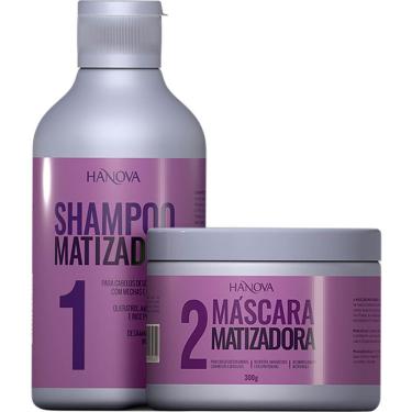 Imagem de Hanova Matizador - Kit Clareador Efeito Platinado (2 Produtos)