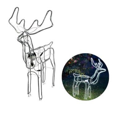 Imagem de Armação Rena Macho de Led com Movimento Grande 127v