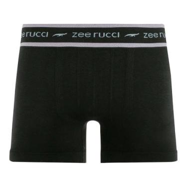 Imagem de Cueca Boxer Sem Costura Preta Zee Rucci, G