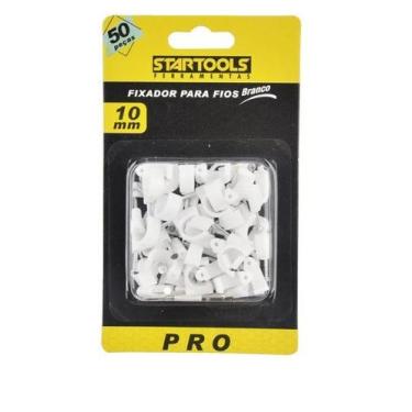 Imagem de Kit fixador p/ fios branco 50pç startools